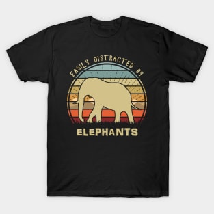 Easily Distracted By Elephants T-Shirt